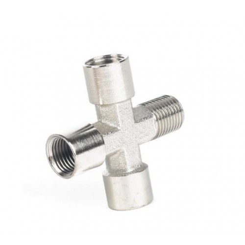 Переходник PATRIOT 1259/2 (крест 1/4MFFF) Переходник PATRIOT 1259/2 (крест 1/4MFFF)